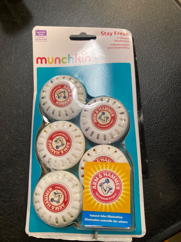 Photo 1 of Munchkin® Arm and Hammer Nursery Fresheners, Assorted Scents of Lavender or Citrus, 5 Count
