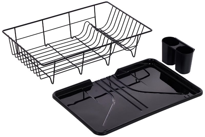 Photo 1 of Sweet Home Collection 3-Piece Kitchen Sink Dish Drainer Set