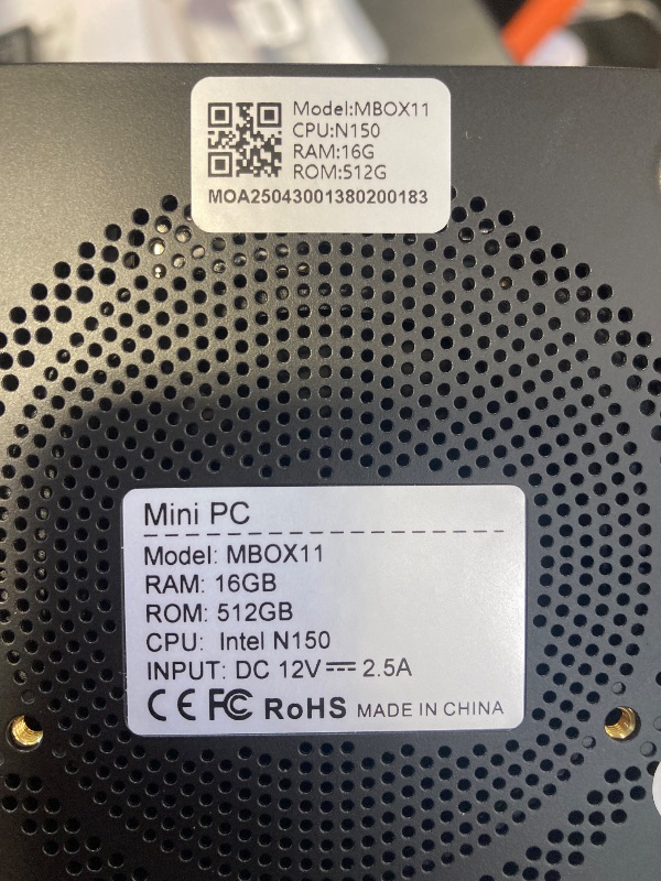 Photo 1 of Ninkear Mini PC W-11, Mini-PC with Intel CPU N150(up to 3.6GHz), 16 GB DDR4 RAM 512 GB M.2 SSD Micro Gaming PC, 4K Dual Display, HDMI 2.0/DP, USB 3.0/WiFi 5/BT 5, Fit Office Home School
