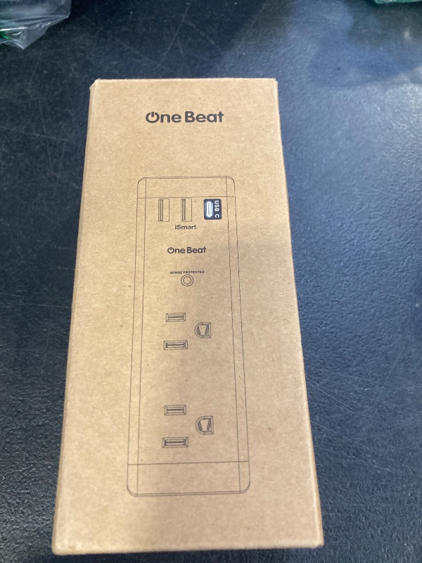 Photo 1 of Surge Protector Outlet Extender with Rotating Plug - One Beat 6 AC Multi Plug Outlet with 3 USB Ports (1 USB C), 1800J Wall Charger, 3-Sided Power Strip Spaced Outlet Splitter for Home Office Travel