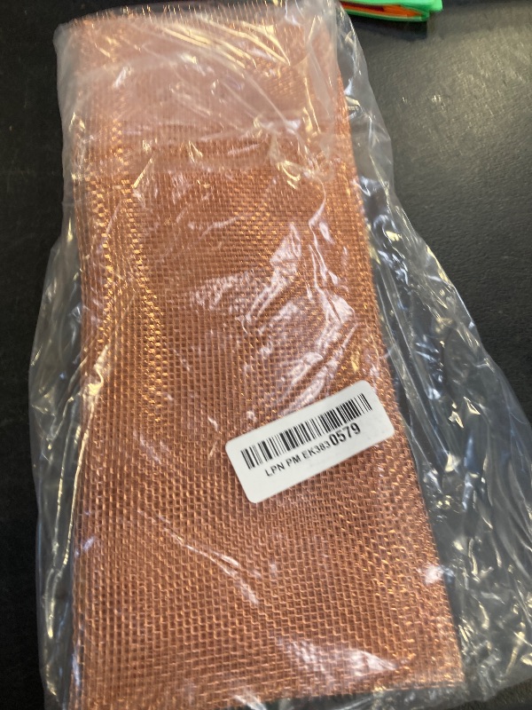 Photo 1 of 99.9% Pure Copper Screen Woven Mesh Screen 10 Mesh Copper Mesh Screen,Size 12" x 40"