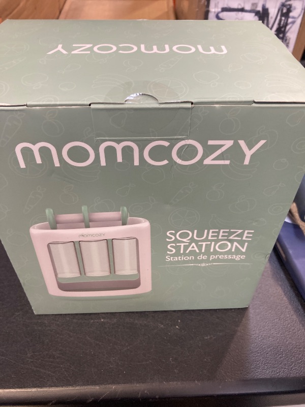 Photo 1 of Momcozy Squeeze Station For Homemade Baby Food,Pouch Filling Station For Puree Food For Babies&Toddlers,No Food Splashing,Dishwasher Safe,BPA-Free,With Reusable Bags