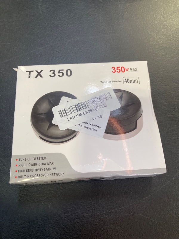 Photo 1 of DriSentri 2 Pieces Car Tweeters 350W High Efficiency Mini Dome Tweeter Speakers for Car Audio System