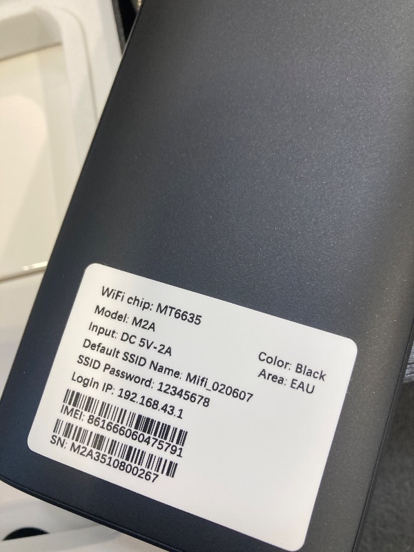 Photo 1 of 5G WiFi6 LTE Mobile Hotspot, 5G Router with Sim Card Slot, International Coverage Modem, Portable Internet Devices for Travel, 16 Users, for Android 11
