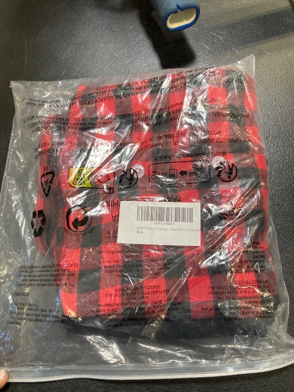 Photo 1 of A&J DESIGN Toddler Suit for Boys Kids Tartan Christmas Suspenders Gentleman Flannel Dress Outfits 4-5T Plaid Red