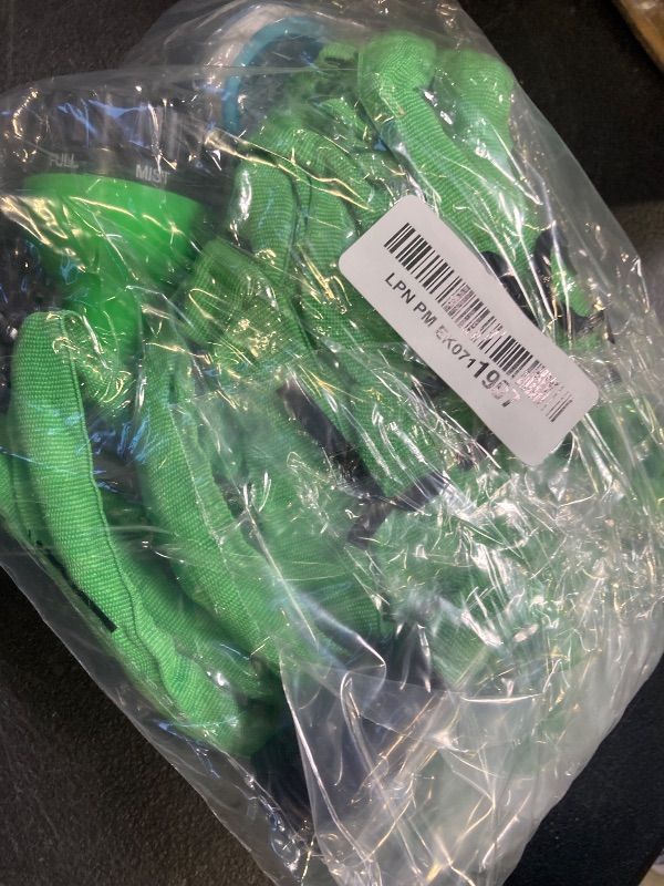 Photo 1 of Expandable Garden Hose 50 ft, Lightweight Flexible with 7 Function Nozzle Sprayer, Upgraded Latex Core & Durable Brass, Expanding Hose for Outdoor Gardening Pet Cleaning, Green