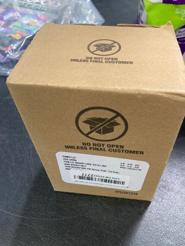 Photo 1 of BOX OF ITEM IS SLIGHTLY DAMAGED --- Funko Pop Heroes: Pride - Robin - Tim Drake - DC Comics - Collectable Vinyl Figure - Gift Idea - Official Merchandise - Toys for Kids & Adults - Superheroes Fans - Model Figure for Collectors