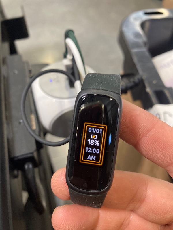 Photo 1 of Fitbit Inspire 3 Health &-Fitness-Tracker with Stress Management, Workout Intensity, Sleep Tracking, 24/7 Heart Rate and more, Midnight Zen/Black One Size (S & L Bands Included)