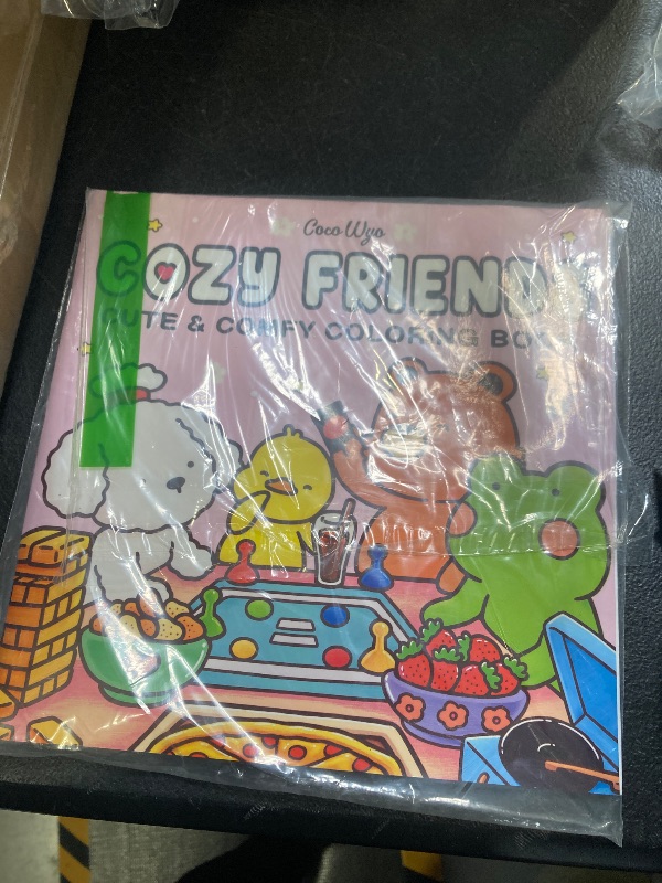 Photo 1 of Cozy Friends: Coloring Book for Adults and Teens Featuring Super Cute Animal Characters with Easy and Simple Designs for Relaxation