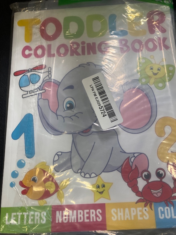 Photo 1 of Toddler Coloring Book: My First Numbers, Letters, Shapes, Colors and Animals.: For kids ages 1-3