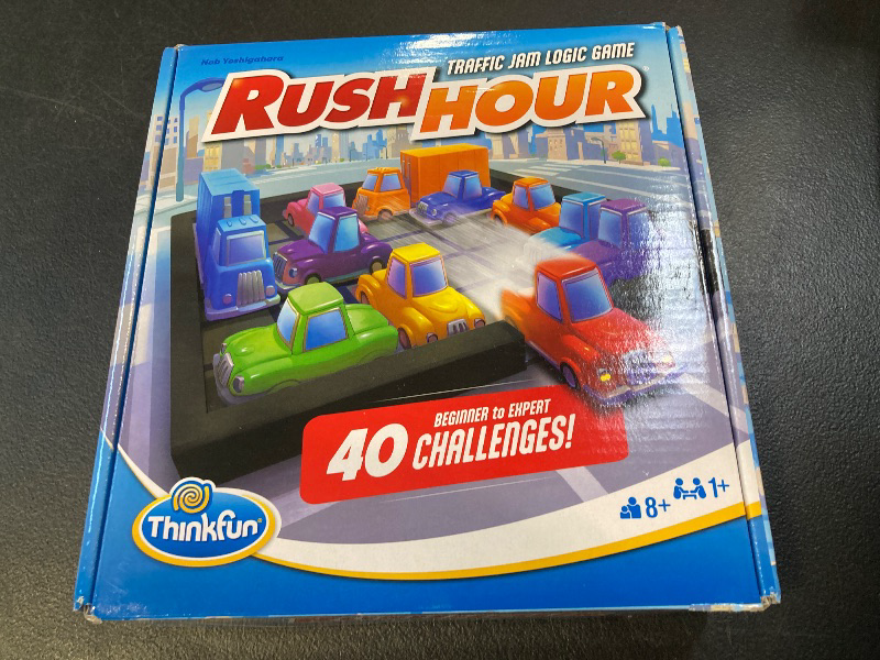 Photo 1 of ThinkFun Rush Hour Traffic Jam Logic Game - Engaging STEM Toy for Kids Age 8 and Up | Enhances Reasoning & Planning Skills | Over 20 Awards Winner | Trusted Worldwide Seller for Over 20 Years