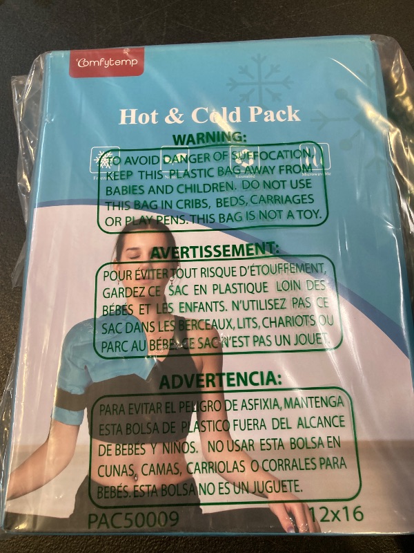Photo 1 of Comfytemp Shoulder Ice Pack Rotator Cuff Cold Therapy Wrap, FSA HSA Eligible, Ice Packs for Injuries Reusable Gel, Instant Compression for Shoulder Pain Relief, Surgery Recovery Gifts (Large)