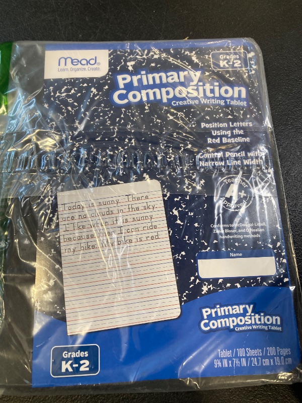 Photo 1 of Mead Primary Composition Book, 100 Sheets, Ruled - 2 pk.