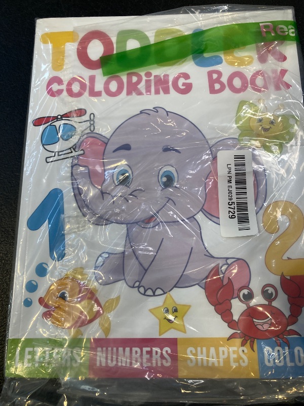 Photo 1 of Toddler Coloring Book: My First Numbers, Letters, Shapes, Colors and Animals.: For kids ages 1-3