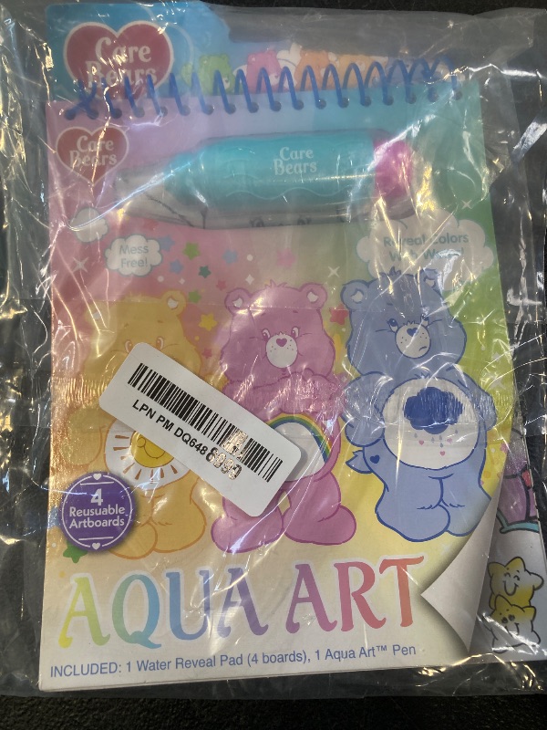 Photo 1 of Care Bears Aqua Art, Paint With Water Books for Kids, Reusable Water-Reveal Activity, Mess Free Coloring for Toddlers, Fun Toddler Toys, Road Trip Activities For Kids, Airplane Toys For Toddlers 1-3