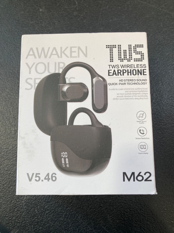 Photo 1 of Ai Language Translation Earbuds, Translator Earbuds Real Time with APP Compatible with iOS & Android, 144-Language Bluetooth Headphones Translating Device for Travel and Business - Black