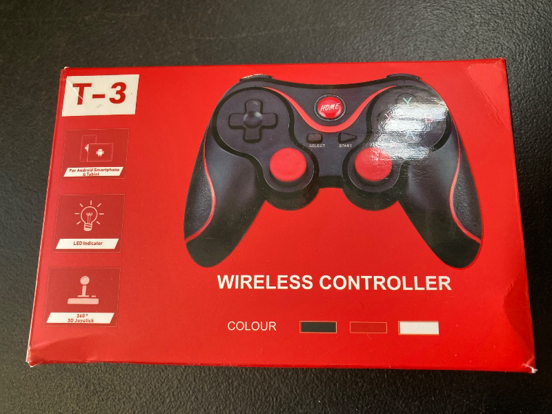 Photo 1 of Android Game Controller Key Mapping Function Wireless Gaming Controller Gamepad for PUBG Mobile, Call of Duty Mobile, Android Phone/Tablet, Samsung, Redmi, Motorola, One+ - Not for iOS/PC (Black)