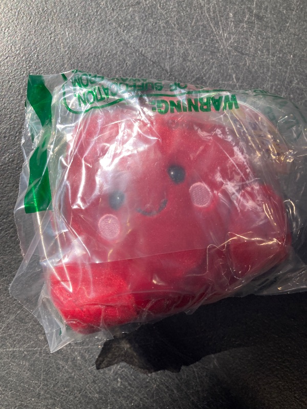 Photo 1 of Aurora® Adorable Palm Pals™ Crisp Red Apple™ Stuffed Animal - Pocket-Sized Play - Collectable Fun - 5 Inches