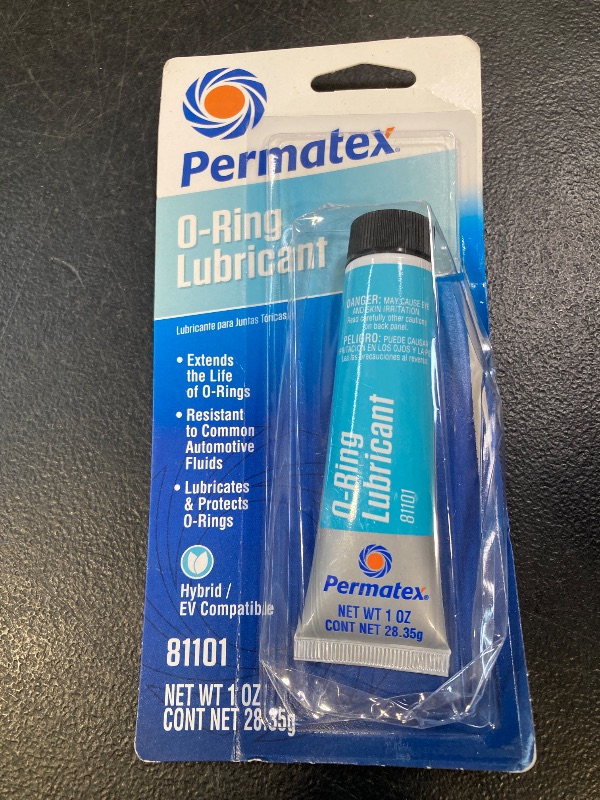 Photo 1 of Permatex 81101 O-Ring Lubricant Lubricates & Extends Life of O-Rings, Gaskets, Seals, Pressure Plugs & Valves, Pool Pumps & Filters, Water Faucet Valves, Food Grade Certified, 1 OZ
