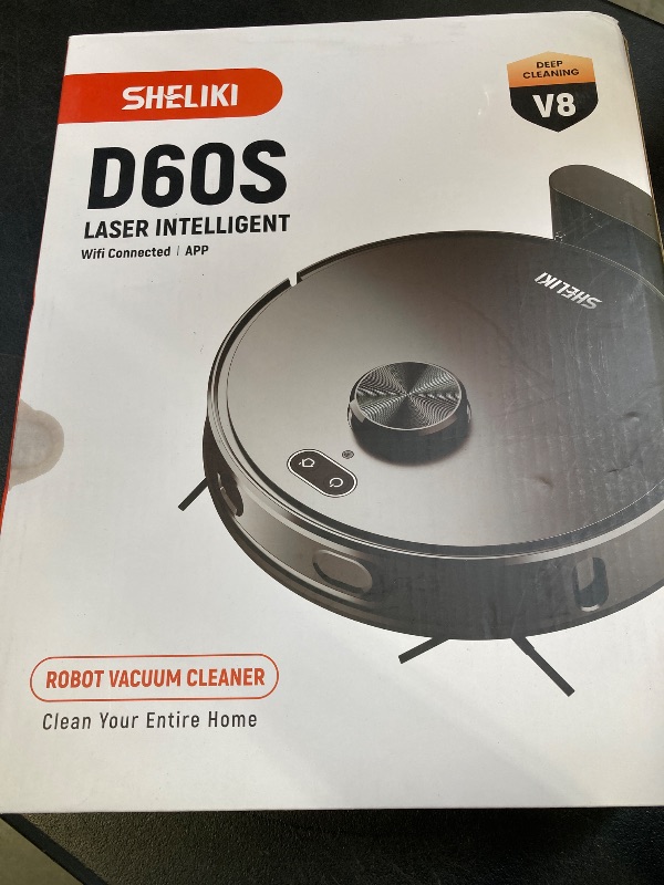 Photo 1 of Robot Vacuum and Mop, Mapping Robotic Vacuums Cleaner with LiDAR Navigation Smart & Strong Suction, WiFi/App/Alexa/Voice Control, Obstacle Avoidance, for Home, Wood/Hard Floors, Pet Hair -Grey