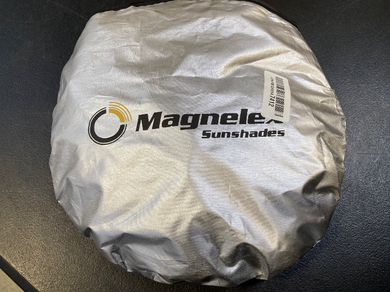 Photo 1 of Magnelex Car Windshield Sunshade | Innovative No-Light-Pass Technology for Maximum Protection | Foldable Sun Shade Keeps Your Vehicle Cool | Fit for Cars, Trucks, and SUVs | X-Large (65.7 x 36.4 in)