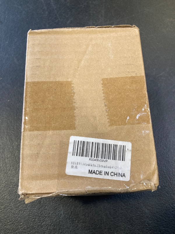 Photo 1 of BIAXJUNY Adjustable Brace Fitting,180 Degree Turn Joint Connector Bracket Fit for 1/2" Bolt in 1-5/8" Strut Channel, Electrogalvanized?2 Pack?