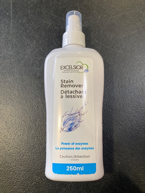 Photo 1 of Excelsior HE Laundry Stain Remover Spray for cleaning clothes naturally with enzymes- 250 Millilitres color-safe and Eco-friendly