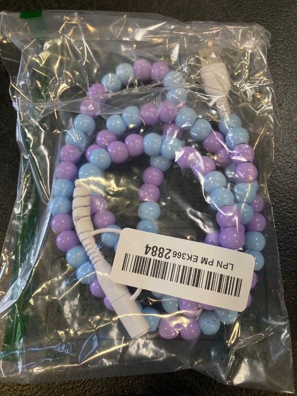 Photo 1 of Aolcev USB C Cable 60W 2 in 1 Multi USB to USB C Fast Charging Cable 3.3FT Cute Beaded for iPhone Charger USB Type C Charger Cord for iPhone 16 Pro 15 14 13 12 Pro Max Galaxy S24 S23 S22 iPad Purple