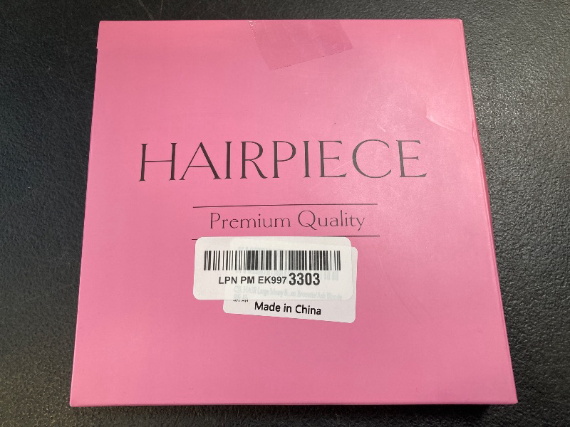 Photo 1 of CJL HAIR Large Messy Bun Hair Piece Wavy Curly Scrunchies Synthetic Chignon Ponytail Hair Extensions Thick Updo Hairpieces for Women Brunette/Ash Blonde
