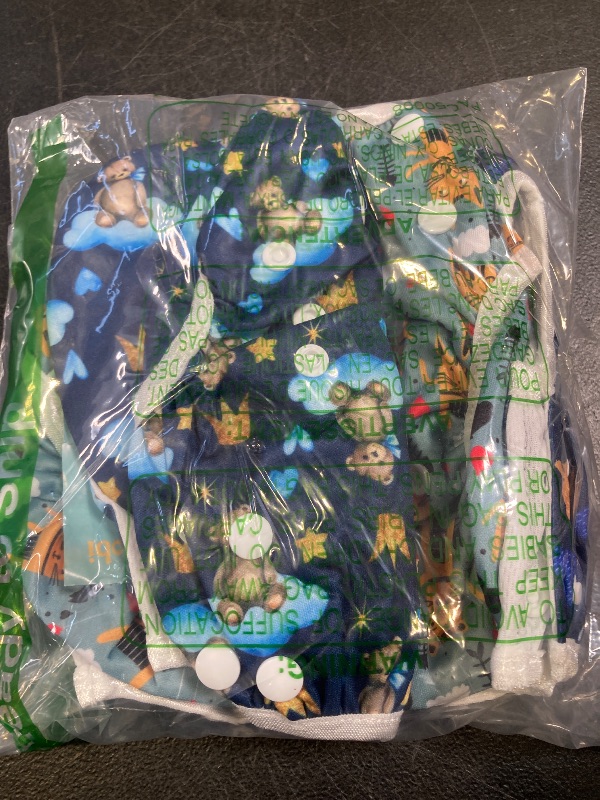Photo 1 of Pedobi Reusable Baby Swim Diapers, Adjustable Diaper Swim for Toddlers 9 Months - 3 Years Old, 3 Pack for Swimming Lessons (Bear, Large)