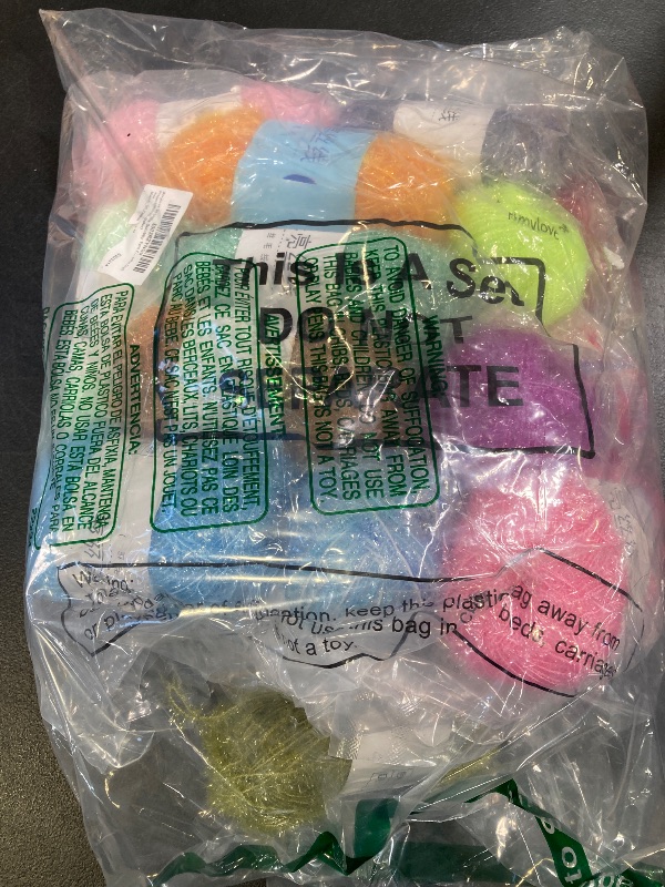 Photo 1 of Amylove 20 Skeins Scrubby Yarn for Dishcloths Assorted Colors for Crocheting Polyester Scrubby Assortment Pastel Yarn for Knitting Dishwashing Dishcloths Craft Project(Rainbow Color)