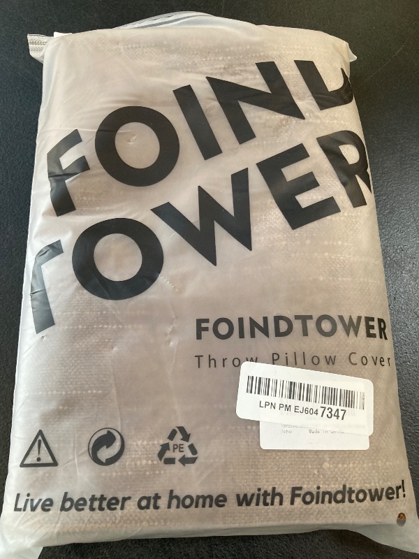 Photo 1 of Foindtower Set of 2 Soft Textured Chenille Throw Decorative Pillow Covers Square Accent Solid Cushion Cover Cozy Neutral Farmhouse Pillow Case for Couch Sofa Bedroom Living Room 22x22 Inch,Dark Bronze