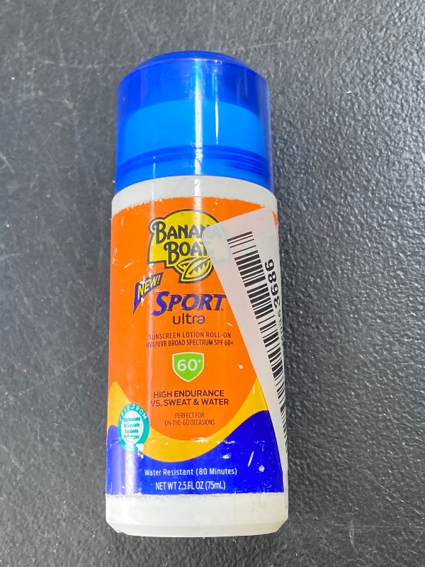 Photo 1 of Banana Boat Sport Ultra SPF 60 Roll On Sunscreen, 2.5oz | Travel Size Sunscreen Roller, Roll On Sunblock SPF 60, Oxybenzone-Free, Water Resistant, 2.5oz
