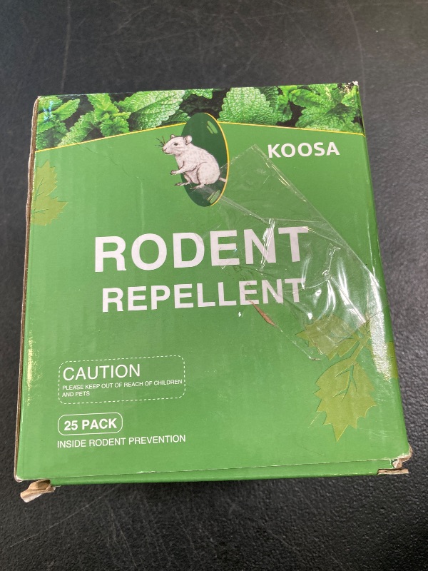 Photo 1 of Mouse Rodent Repellent, 25 Pack Peppermint Oil Mouse Repellent Balls for Rats Mice Deterrent, Natural Mouse Traps for Indoor Outdoor Use, Keep Rodents Away from Garden and Home, Family & Pet Safe 02