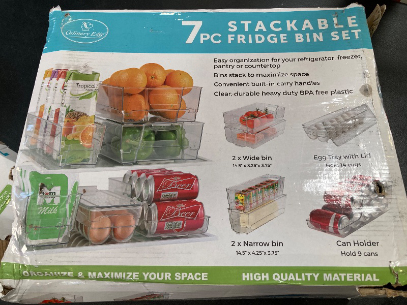 Photo 1 of Culinary Edge Food Storage Set, Clear