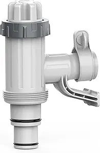 Photo 1 of Pool Hose Adapter for Above Ground Swimming Pool, Pool Replacement Parts with Plunger Valve and Pool Pipe Holder Compatible with Intex/Bestway/Stock Tank Pool, Pool Pump Parts

