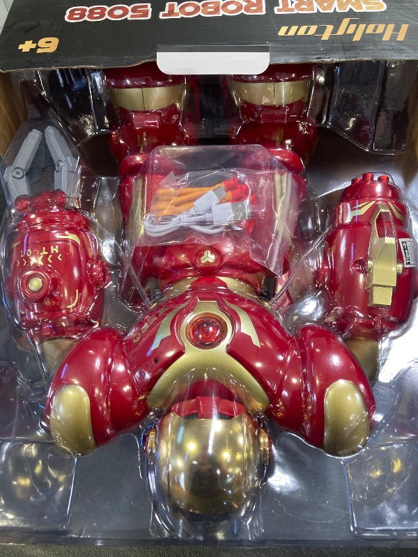 Photo 1 of Holyton 5088 Smart Robots for Kids,Large STEM Programmable RC Robot, with Voice Control,APP Control,LED Eyes,Ideal Gift for 4 5 6 7 8 9 Years Old Boys and Girls
