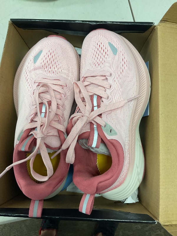 Photo 1 of NORTIV 8 Women's Walking Shoes Cushion Comfortable ActiveBreeze Running Tennis Shoes Non-Slip Workout Gym Sports Athletic Breathable Fashion Sneakers, Size 7, Pink