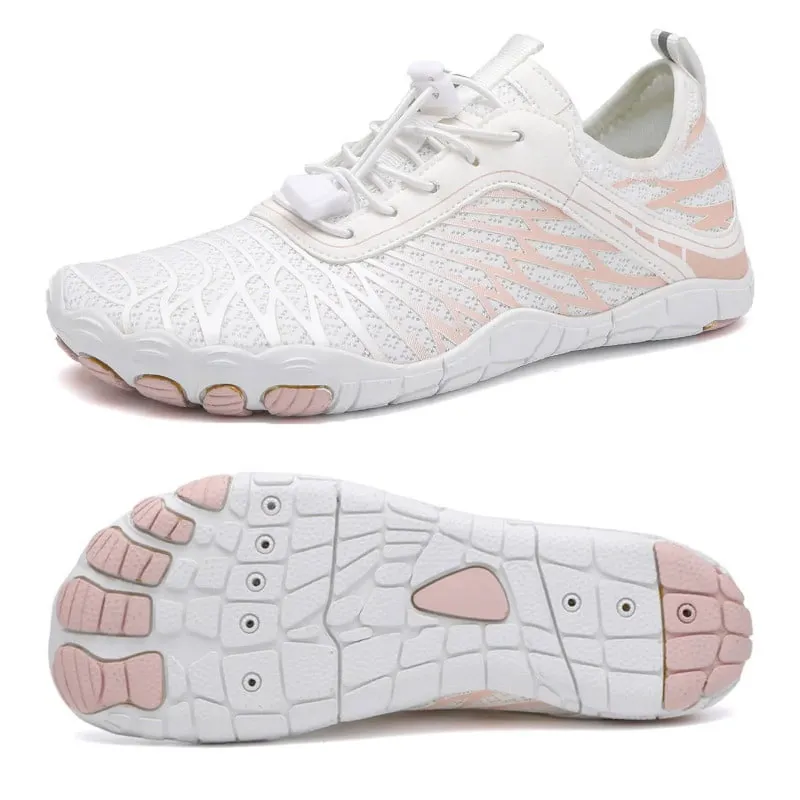 Photo 1 of Stepedia Women's Water Shoes Non Slip Quick Dry Beach Shoes Athletic Aqua Shoes for Swimming, White Size 10/ 8.5 M