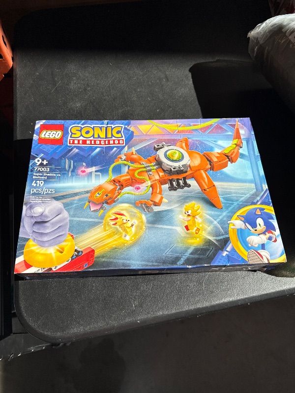 Photo 1 of LEGO Sonic The Hedgehog Super Shadow vs. Biolizard, Gamer Gift for Boys and Girls, Fun Collectible Playset for Kids and Video Game Character Fans Who Love Action Toys 77003