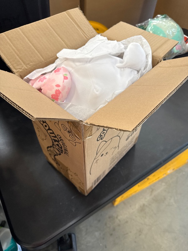 Photo 1 of Squishmallows Original Sanrio 14-Inch Hello Kitty Floral Dress and Bow Plush - Medium-Sized Ultrasoft Official Jazwares Plush