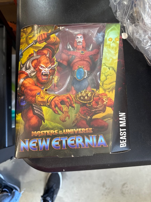 Photo 1 of Masters of the Universe Masterverse 7-Inch Action Figure, New Eternia Beast Man, Motu Toy Villain, Skeletor Henchman, 30 Articulations