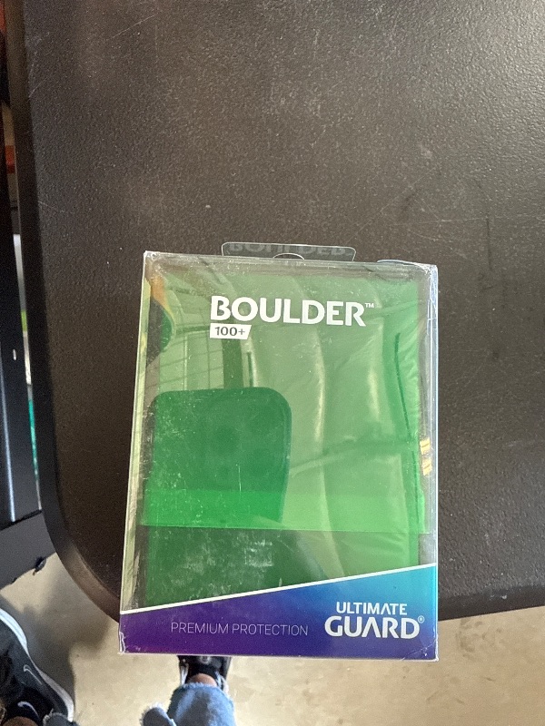 Photo 1 of Ultimate Guard Boulder 100+ Classic, Deck Case for 100 Double-Sleeved TCG Cards, Emerald, Secure & Durable Storage for Trading Card Games, Soft-Touch Finish