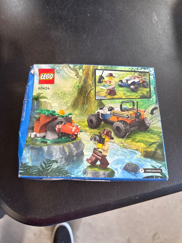 Photo 1 of LEGO City Jungle Explorer ATV Red Panda Mission Car Toy, Fun Summer Toy for Kids Ages 6 and Up, Jungle Explorer Minifigure & Animal Figure Included, Outdoor Toy Gift Idea for Adventure Fans, 60424