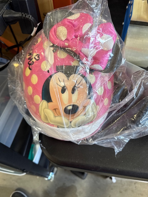 Photo 1 of Disney Minnie Mouse 3D Minnie Me Toddler Bike Helmet by Bell