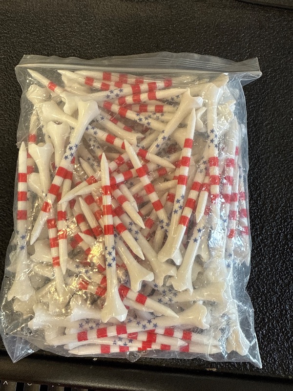 Photo 1 of NorthPointe Golf Tees Plastic Combo Length Pack of 50 Includes (40 Count) 3 ¼” Plastic Golf Tees + (10 Count) 1½ Plastic ShortTees for Irons, Hybrids, Par Threes
