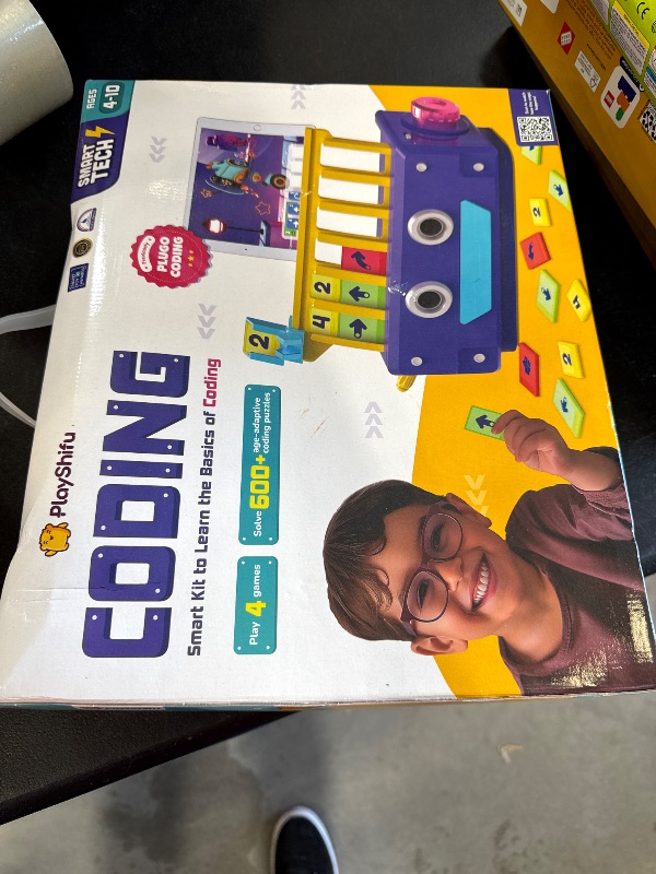 Photo 1 of PlayShifu Plugo Coding Kit – Learn The Basics of Coding with Interactive Block-Based Games and Puzzles for Kids Ages 4-10 | Smart Learning & STEM Toy | Educational Gift for Boys and Girls