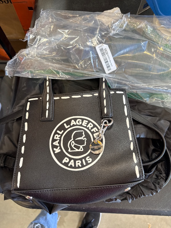 Photo 1 of Karl Lagerfeld Paris Nouveau Small Printed Tote, Black Cameo