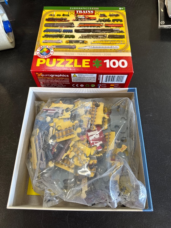 Photo 1 of Trains 100 Piece Jigsaw Puzzle