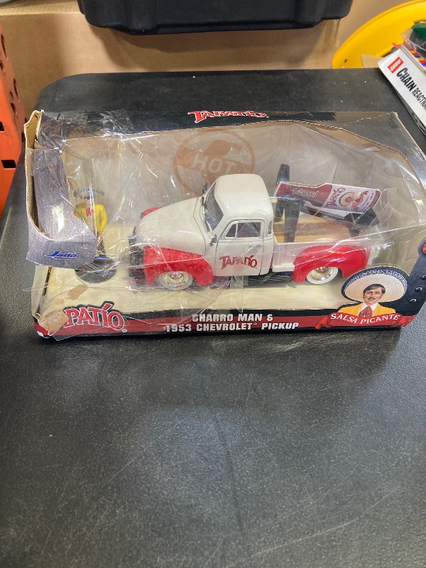 Photo 1 of Jada Toys Tapatio 1:24 1953 Chevy Pick Up Die-cast Car with 2.75"" Charro Man Figure, Toys for Kids and Adults